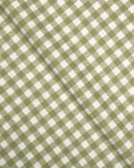Gingham Check - Green Roman Shades - Image 3