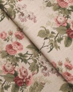 English Cottage - Burgundy Roman Shades - Image 3