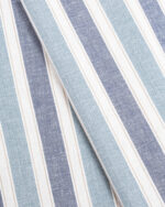 French Stripes - Blue Roman Shades - Image 2
