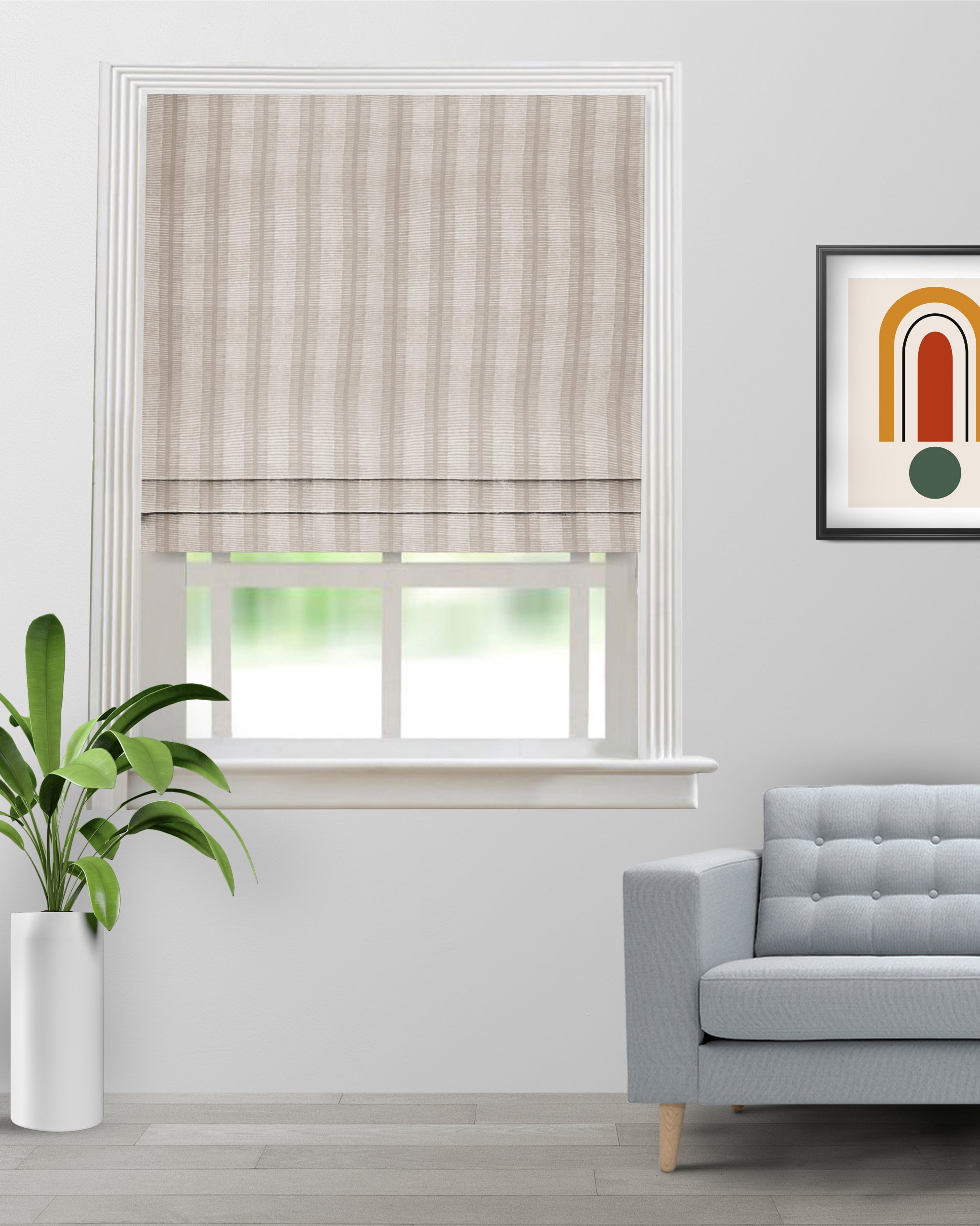 Java-Oatmeal-Roman-shade-image-scaled-1.jpg Java - Oatmeal Custom Roman Shades - Image 1