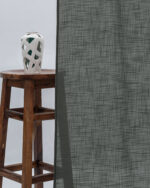 Lush Linen Sheer Curtains- Black