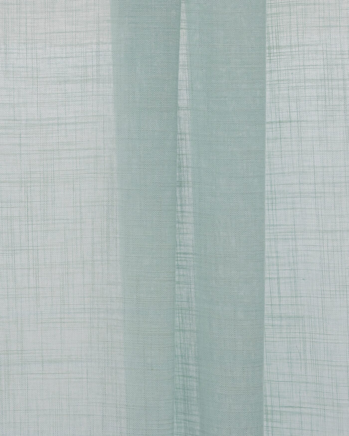 Lush Linen Sheer Curtains- Blue/Gray - Image 2