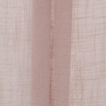Lush Linen Sheer Roman Shades - Blush