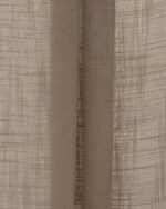 Lush Linen Sheer Curtains- Brown - Image 2