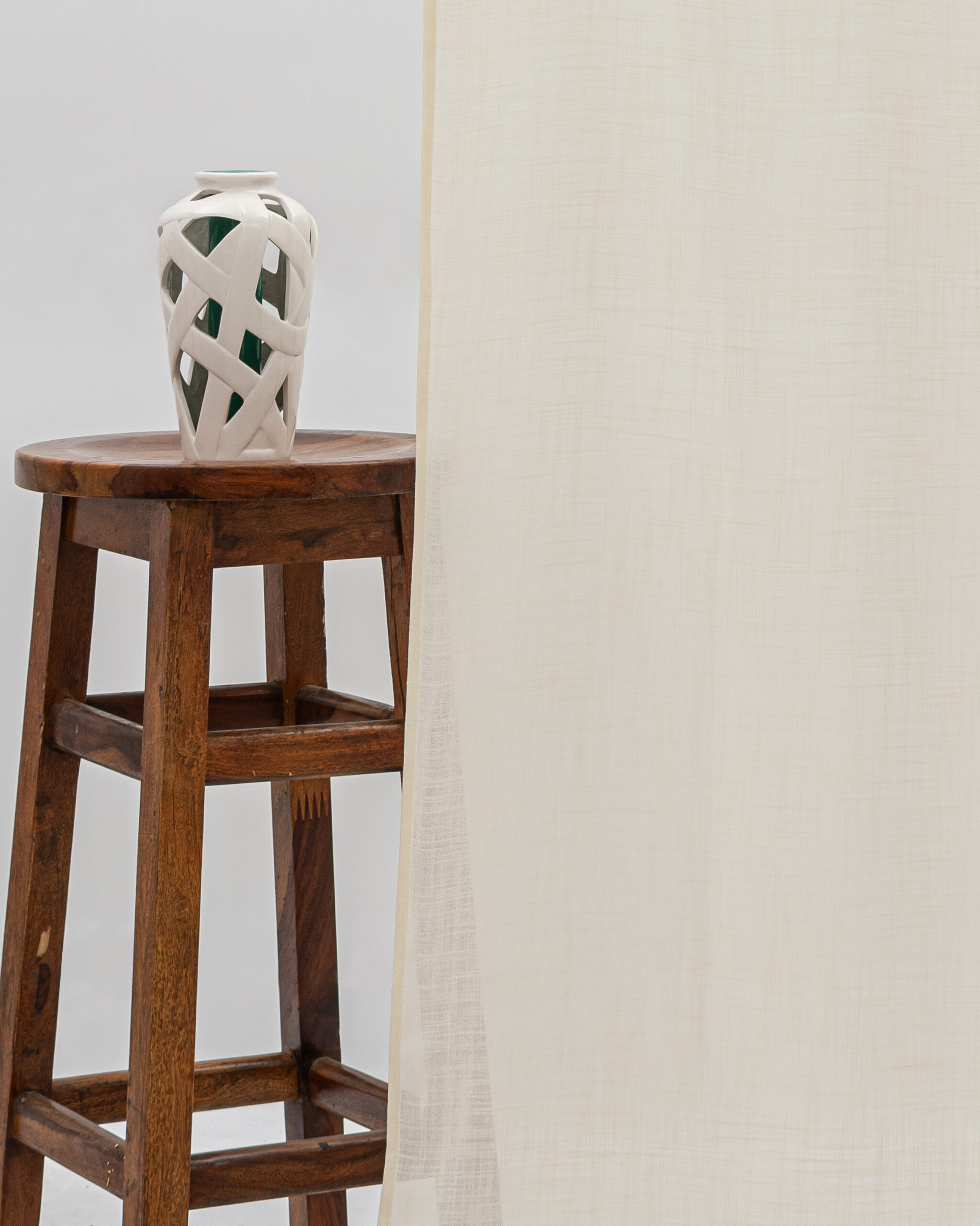 Lush Linen Sheer - Champagne - Curtain Lush Linen Sheer Curtains- Champagne - Image 1