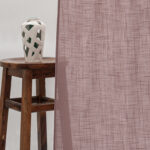 Lush Linen Sheer Curtains- Mauve