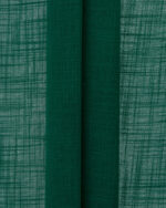 Lush Linen Sheer Curtains- Peacock - Image 2
