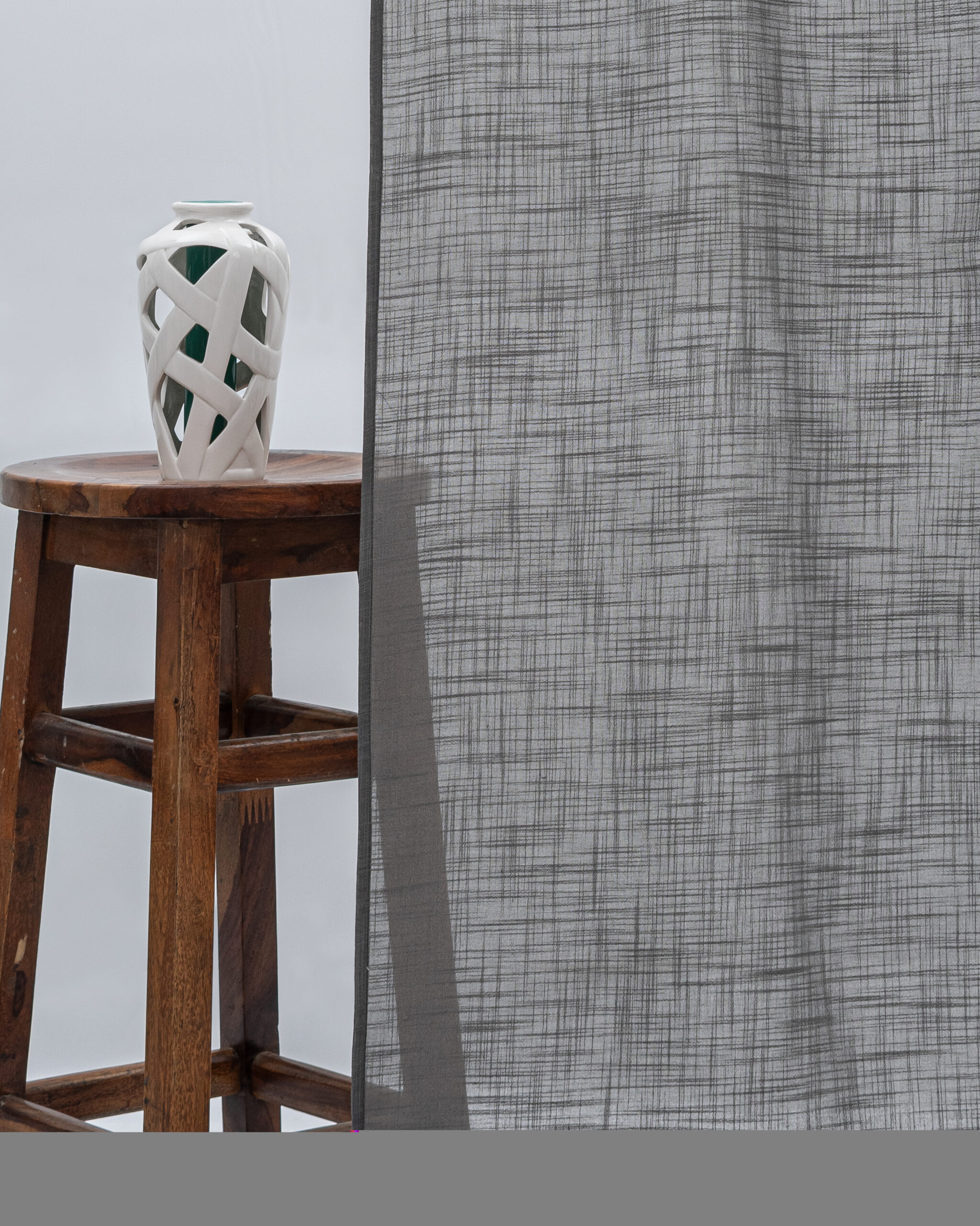 Lush Linen Sheer - Platinum - Curtain Lush Linen Sheer Curtains- Platinum - Image 1