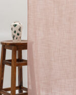 Lush Linen Sheer Curtains - Rose