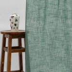 Lush Linen Sheer Curtains- Seafoam