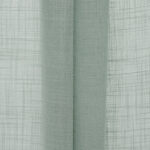 Lush Linen Sheer Roman Shades - Sky