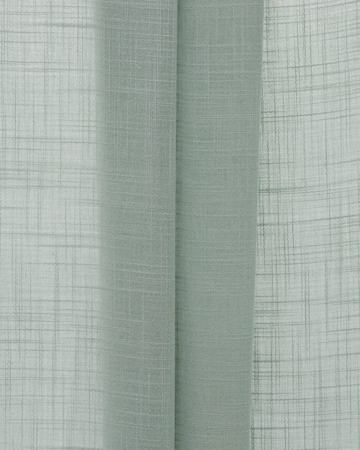 Lush Linen Sheer Curtains - Sky - Image 2