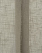 Lush Linen Sheer Fabric Swatch- Taupe