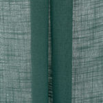 Lush Linen Sheer Fabric Swatch - Teal