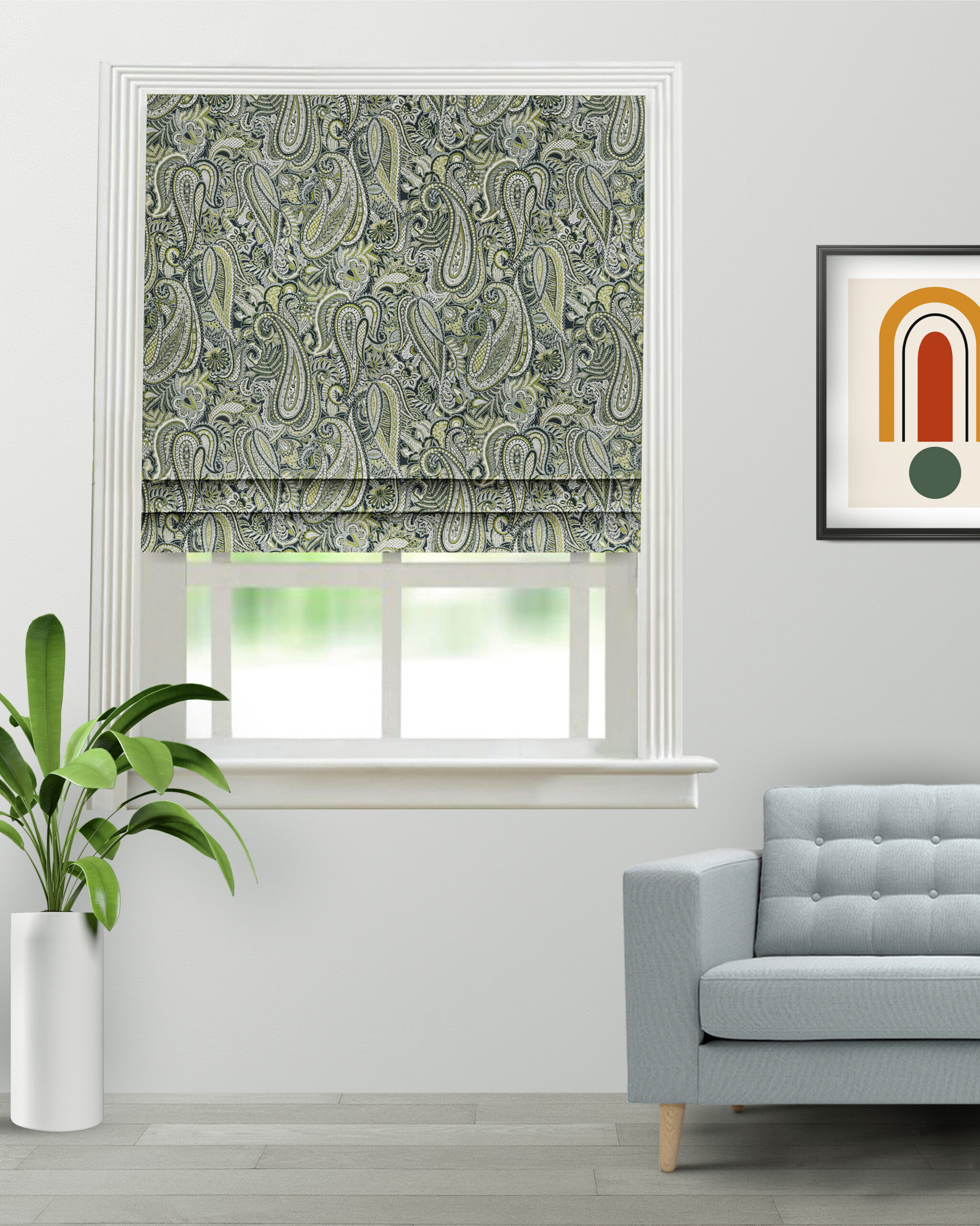 Meadow-Forest-Roman-Shade-image-scaled-1.jpg Meadow- Forest Roman Shades - Image 1