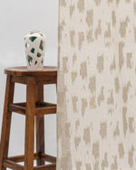 Oasis Slub Textured Sheer Curtains - Bone