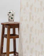 Oasis Slub Textured Sheer Ripple Fold Curtains- Cream