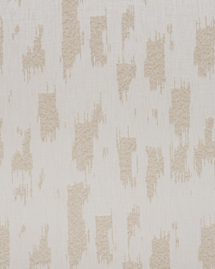 Oasis Slub Textured Sheer Ripple Fold Curtains- Cream - Image 3