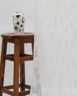 Oasis Slub Textured Sheer Ripple Fold Curtains- Rice Paper