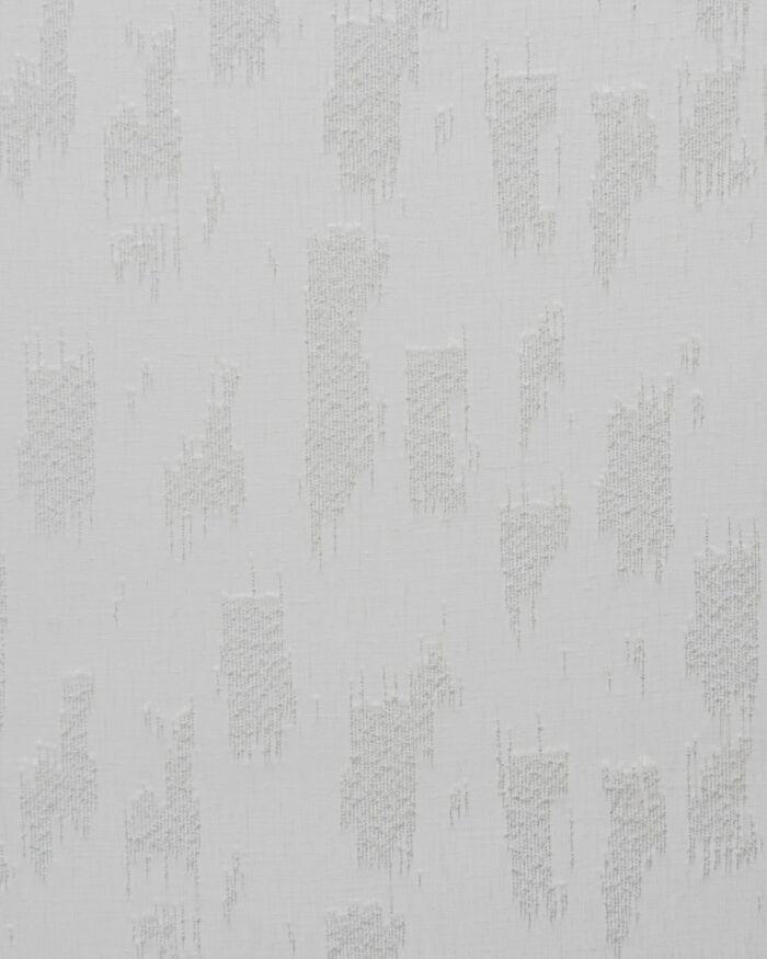 Oasis Slub Textured Sheer Roman Shades - Rice Paper - Image 2