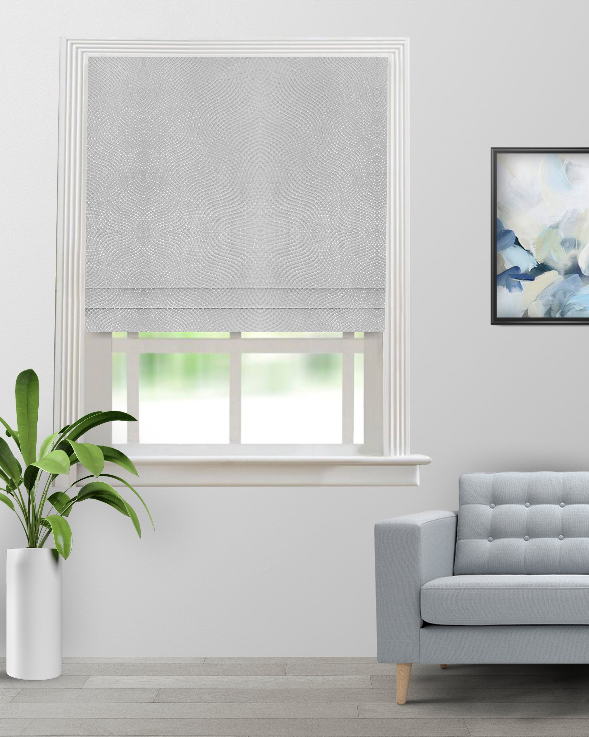 Orlando-Gray-Roman-Shade-image-scaled-1.jpg Orlando - Gray Roman Shades - Image 1