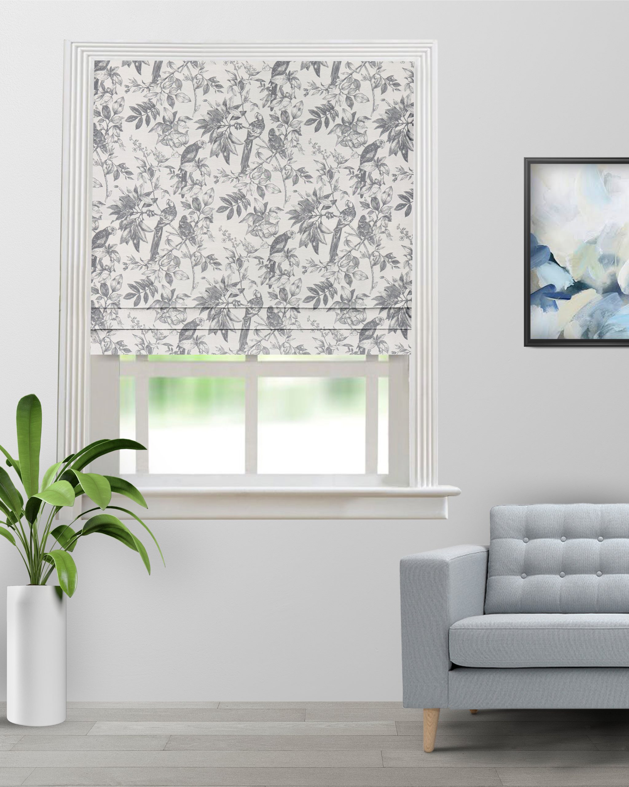 Pero-Graphite-Roman-Shade-image-scaled-1.jpg Pero - Graphite Roman Shades - Image 1