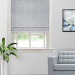 Pyramid - Dusky Blue Roman Shades