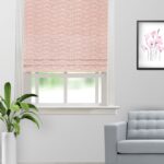 Pyramid - Misty Rose Roman Shades