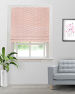 Pyramid - Misty Rose Roman Shades