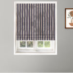 Country Stripes - Midnight Roman Shades