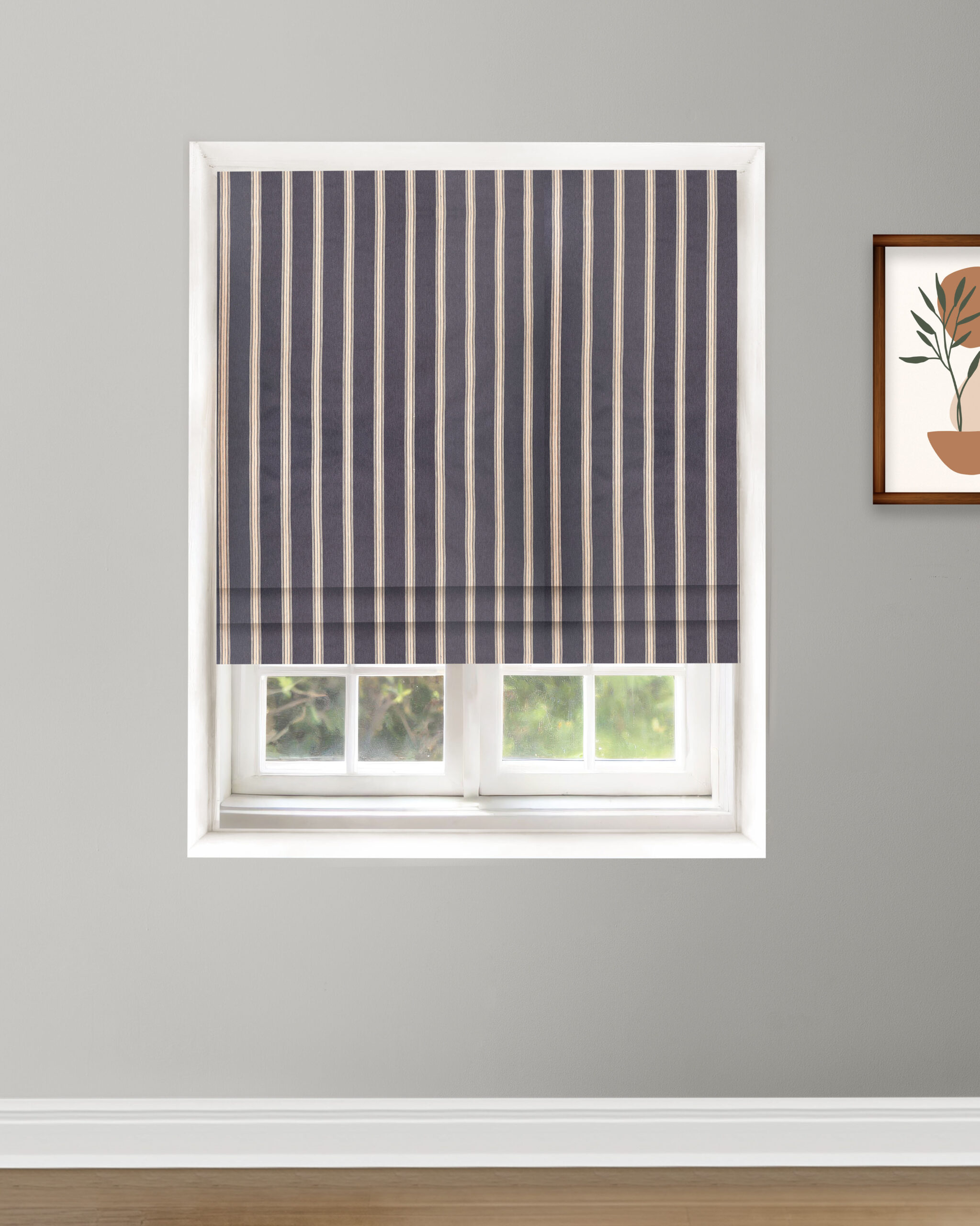 ROMAN-SHADEjpg-copy-scaled-1.jpg Country Stripes - Midnight Roman Shades - Image 1