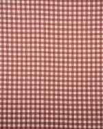 Gingham Check - Crimson Red Roman Shades - Image 2