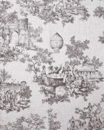 French Toile - Brown Roman Shades - Image 3