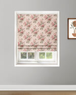English Cottage - Burgundy Roman Shades