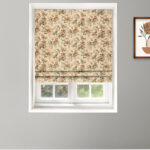Vintage Floral Collection - Beige Roman Shades