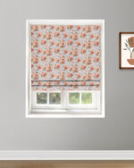 Vintage Floral Collection - Tangerine Roman Shades