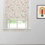 Embroidered Silvy - Bloom Roman Shades