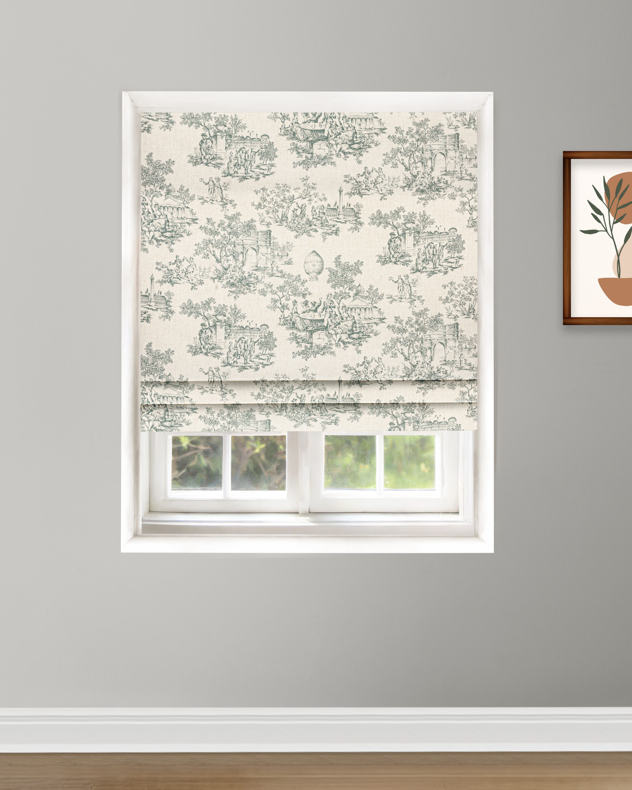 Roman-copy-2-scaled-1.jpg French Toile - Forest Roman Shades - Image 1