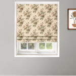 English Cottage - Brown Roman Shades