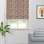 Safari Birds - Brass Roman Shades