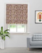 Safari Birds - Brass Roman Shades