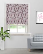 Safari Birds - Plum Roman Shades