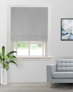 Sand Bubble - Light Gray Roman Shades