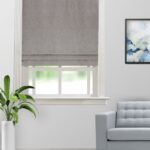 Sand Texture - Slate Roman Shades