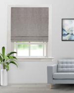 Sand Texture - Slate Roman Shades