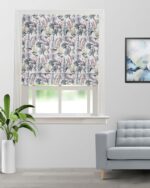 Serene Drapes - Berry Roman Shades