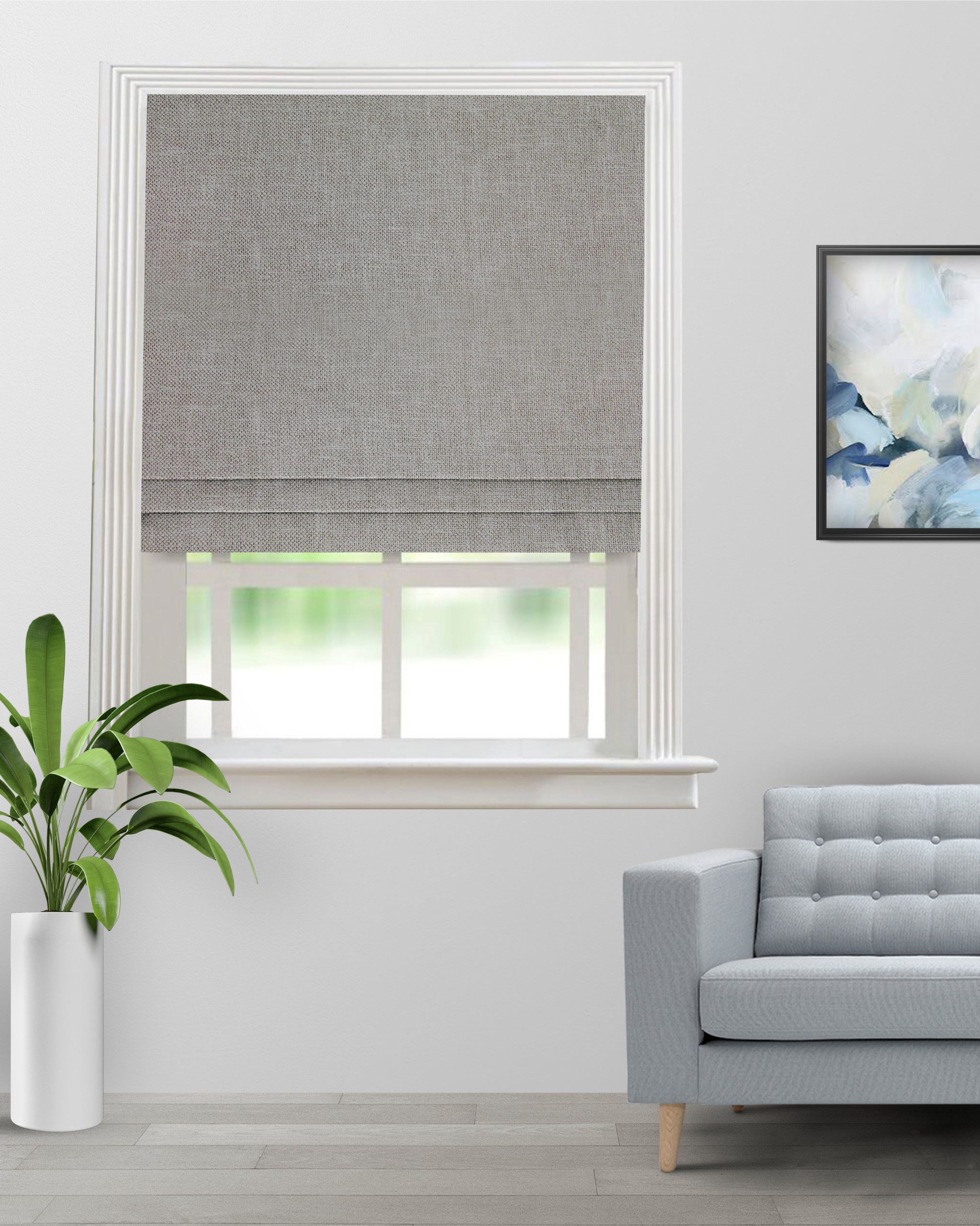 Somera-Smoke-Romans-Shade-image-scaled-1.jpg Somera - Smoke Roman Shades - Image 1