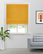 Swizz - Butterscotch Roman Shades