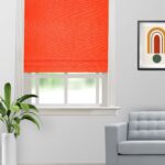 Swizz - Tangerine Roman Shades