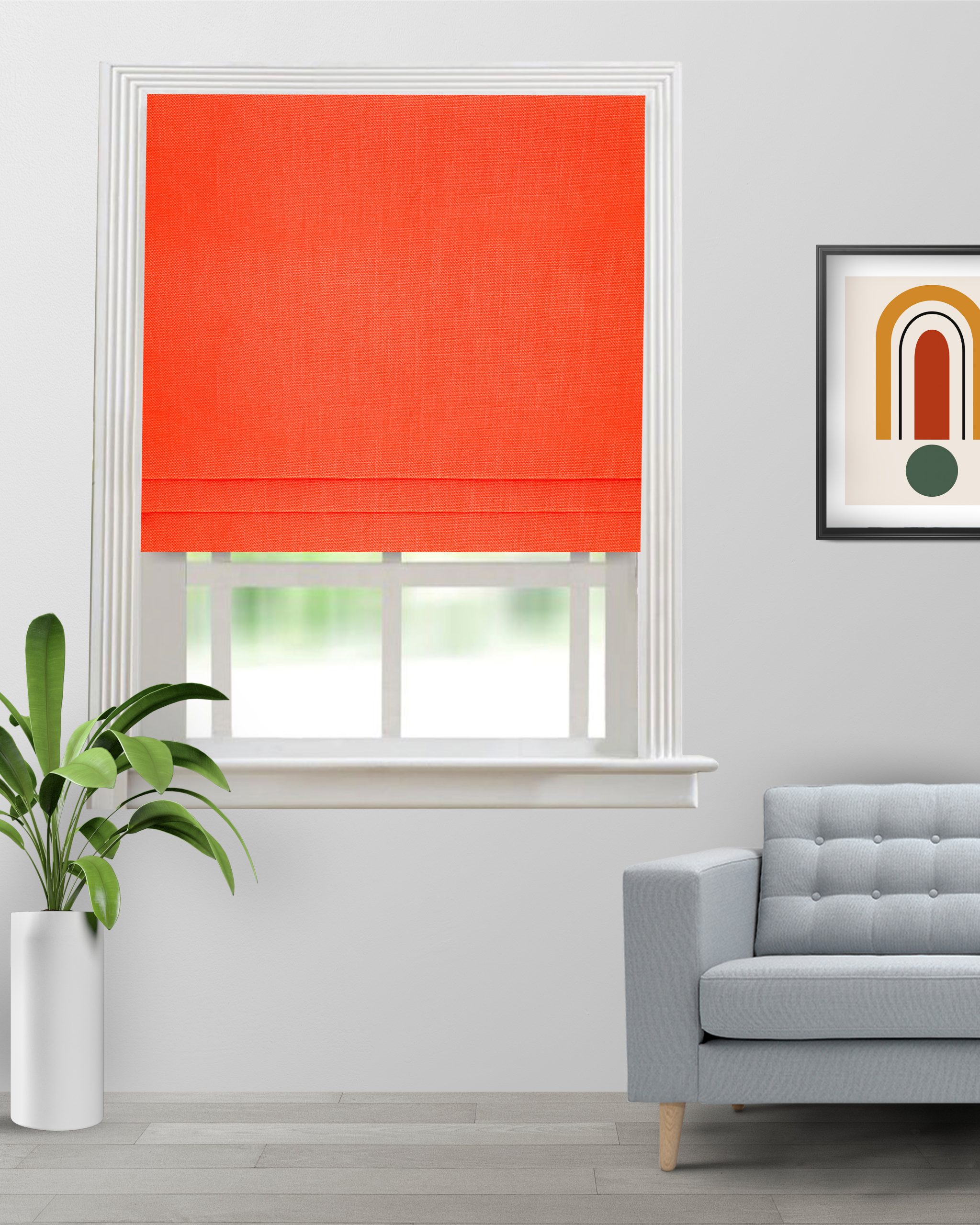 Swizz-Tangerine-Roman-Shade-image-scaled-1.jpg Swizz - Tangerine Roman Shades - Image 1